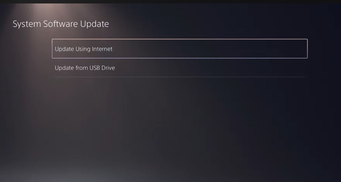 Update using Internet